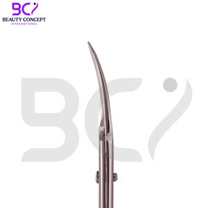 Ciseaux à cuticules incurvés de qualité supérieure, épaisseur 3,5 mm, pour manucure et beauté des sourcils, fabriqués au Pakistan, ciseaux tendance personnalisés - Product Image 6