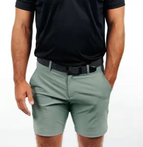 Logo personnalisé séchage rapide évacuation de l'humidité entraînement couleur unie vierge décontracté Golf polyester hommes Shorts - Product Image 5