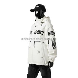 Chaqueta Softshell para Mujer, Resistente al Viento y al Agua, Color Blanco, Paneles en las Mangas, Logotipo Bordado Personalizado - Product Image 4