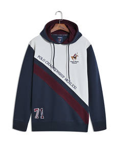 Ropa de calle con estampado DTF personalizado para hombre, sudaderas con capucha, primavera 100%, poliéster/algodón, serigrafía bordada en 3D, teñido liso - Product Image 1