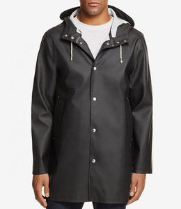 New Arrival Custom Design Durable Outdoor Hiking Running Men Plus Size Sheep Skin Memory Fabric Waterproof <b>Quilted</b> <b>Hoodie</b> Soft - Product Image 1