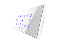 Nuevo Panel de Interruptores Inteligentes WiFi de 8 Canales, Compatible con la Aplicación Tuya, Control por Voz de Google Alexa, Interruptor de Luz de Pared con Certificación CE, Fox Domotics