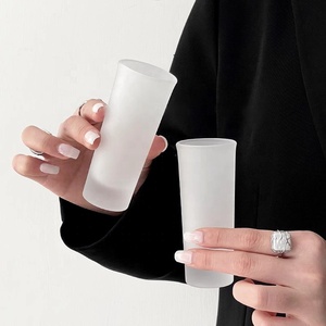 Tasse en verre à liqueur épais givré vierge à sublimation personnalisée Espresso Freeze Whisky <span class=keywords><strong>Tequila</strong></span> Verres à liqueur transparents pour bar - Product Image 5
