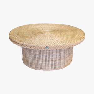 Table basse réglable en rotin naturel écologique et nacre, vente en gros, Vietnam |   Meubles de salon modernes |   Thanh Cong - Product Image 3