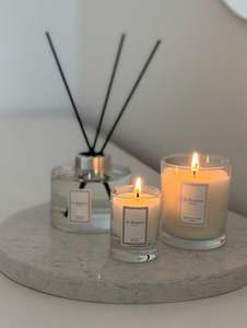 Bougie parfumée en verre ambré avec couvercle noir, cire de soja, aromathérapie, décoration intérieure, cadeau de mariage, vente en gros, fournitures d'étiquetage - Product Image 6