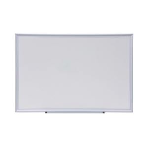 UNV44624 Deluxe 36 Pulgadas X 24 pulgadas Pizarra de melamina blanca/plateada de borrado en seco universal de 36 pulgadas. X 24 pulgadas Pizarra Blanca - Product Image 1