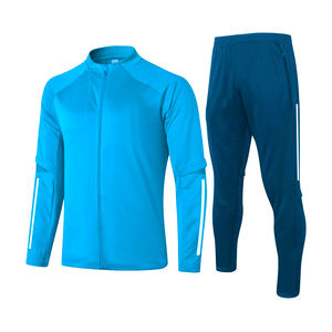Survêtement de jogging 2 pièces à la mode Hip Hop pour hommes ensemble pantalon et veste décontractés d'hiver - Product Image 3