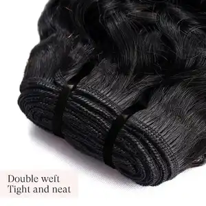 100% Natural Unprocessed No Chemical & No Tangle No Shedding Raw Virgin Temple Hair Extension Bundle Low Prices