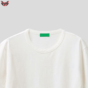 Verano nuevo diseño cuello redondo de gran tamaño suelto gota hombro hombres camiseta personalizada poliéster algodón en blanco camisetas casuales para hombres - Product Image 5