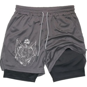 <b>Men's</b> Summer Fitness Casual Anime mesh <b>shorts</b> 2 in 1 <b>Compression</b> <b>Shorts</b> for <b>Men</b> Gym Workout Running Athletic Activewear - Product Image 6