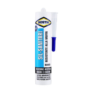 Bostik Silicona Sanitaria Blanca 280 ml. - Product Image 1