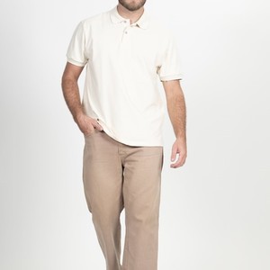 T-shirts polo de haute qualité pour hommes 100% coton polyester respirant coton logo personnalisé imprimé uni design anti-rides - Product Image 4