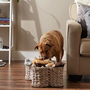 Panier en forme d'os tissé à partir de jacinthe d'eau, panier de rangement fait à la main, vente en gros, écologique, fabriqué au Vietnam - Product Image 5