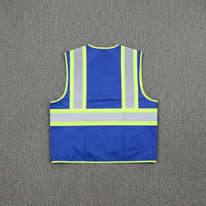 Chaleco de Seguridad Reflectante con Diseño de Múltiples Bolsillos, Chaleco de Trabajo de Invierno Transpirable de Poliéster de Alta Visibilidad para Mayor Seguridad - Product Image 2