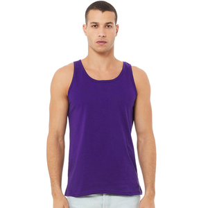 Bella + Canvas Unisex Jersey Tank <b>Tops</b> TEAM PURPLE Tank <b>Tops</b> Gym Athletic Sleeveless T-Shirts Fitness Bodybuilding Muscle Shirts - Product Image 1