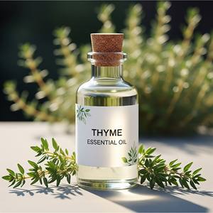 Vente en gros d'huile essentielle de thym pur distillée à la vapeur naturelle riche en thymol pour l'aromathérapie cosmétique soins personnels - Product Image 3