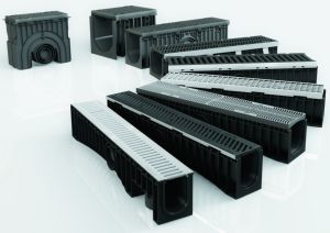 PROMAX 150 HDPE Design italien moderne canal de drainage extérieur D400 6mm fente construction en fonte ductile pour l'immobilier - Product Image 2