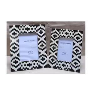 <b>Resin</b> Inlay Photo Frame <b>Wood</b> Frame New Hot Selling Photo Frame New Design <b>for</b> Wall & <b>Table</b> Material <b>Wood</b> & Bone - Product Image 2