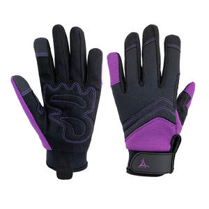 Gants de mécanicien résistants aux perforations, gants de sécurité pour l'utilisation d'outils et la manipulation d'équipements, cuir, néoprène, sans silicone, personnalisables - Product Image 1