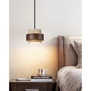 <span class=keywords><strong>Lustre</strong></span> naturel nordique tacheté Design lignes simples modernes pour salon cuisine îlot salle de lecture E26 Base milieu - Product Image 3