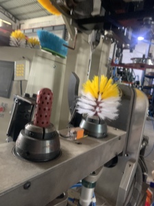 Meixin tự động 4 trục tufting Máy Vòng Trần làm sạch bàn chải máy làm - Product Image 5