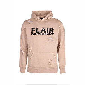 Sudadera con Capucha Extra Grande, Estilo Holgado, Bordado Desgastado Personalizado OEM para Hombre - Product Image 3