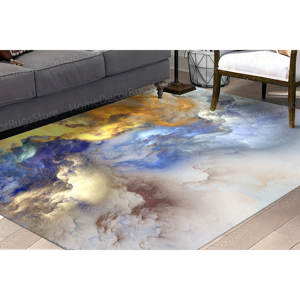 Printed Rug: Modern, Contemporary, Outdoor, Nursery, <b>Runner</b>, <b>Bathroom</b>,Luxury Velvet Rug - Product Image 5