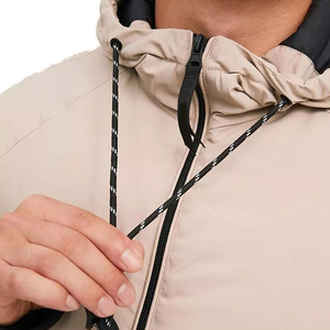 Manteaux d'hiver pour hommes, veste longue et chaude avec capuche, parka matelassée décontractée, vestes coupe-vent pour adultes - Product Image 3