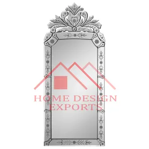 Классическое тонкое дизайнерское большое венецианское настенное зеркало для гостиной, Декорации для вестибюля, высококачественное антикварное зеркало для домашнего декора