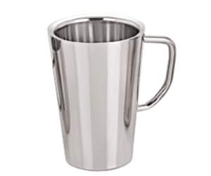 Durable & Lightweight Classic Mirror Finish Stainless Steel Beverage <b>Mug</b> Metal Material - Product Image 1