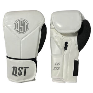 Guantes de Boxeo de Cuero Vacuno Genuino, Guantes de Muay Thai para Entrenamiento, Guantes de Boxeo de Cuero Personalizados al por Mayor para Ganadores de MMA - Product Image 1