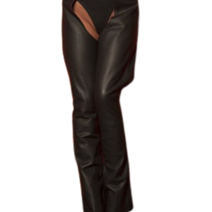 Mini-jupe Christina en similicuir pour femme, noire, fermeture éclair sur le devant, mini-jupe en similicuir, vêtements de club fétichistes - Product Image 3