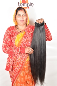 Vente en gros d'extensions de tissage vietnamiennes de couleur naturelle non transformées cuticule alignée traitée chimiquement aucun paquet de cheveux humains - Product Image 3