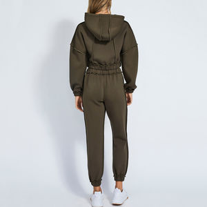 Conjunto de chándal de gimnasio personalizado para mujer chándal de correr ecológico de maternidad para el invierno de moda y envío aéreo - Product Image 4