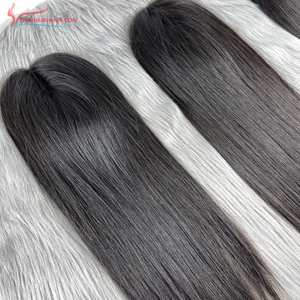 Cheveux vietnamiens bruts vendeurs en gros fermeture, fermeture en dentelle Hd, fermeture en dentelle suisse 4x4 5x5 6x6 os cheveux raides couleur naturelle - Product Image 6