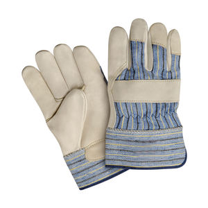 Gants de travail de gréeur de sécurité en cuir de vachette à usage industriel de qualité supérieure Protection des mains à usage intensif Gants de travail canadiens - Product Image 6
