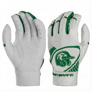 Guantes de Bateo de Béisbol de Cuero Reforzado de Alto Rendimiento Personalizados, Máxima Estabilidad de Agarre, Guantes de Bateo de Softbol Duraderos - Product Image 6