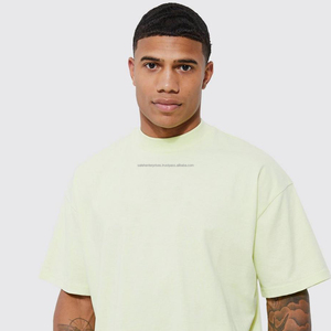 Venta al por mayor en blanco lavado con ácido en blanco gráfico camisetas estilo Vintage peso pesado algodón Oversize hombres Vintage camiseta - Product Image 3