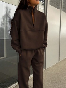 <b>Women</b> Oversized Tracksuit Set Loose Fit Jogging Suit Hoodie and <b>Sweatpants</b> Athleisure Wear <b>for</b> Street Style and Gym - Product Image 2