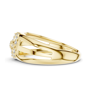0.218 CT Lab-Grown Diamond Womens <b>Ring</b> VVS-VS EF Clarity 18KT, 14KT, 10KT Gold & 925 <b>Silver</b> Rose, Yellow, White Gold & - Product Image 6