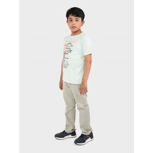 T-shirt décontracté EUROS à col rond 100 % coton, coupe ample avec motif, jersey fitness/oversize, poids du tissu 220/300g - Product Image 2