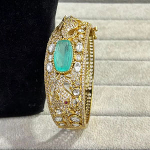 Handmade Fashion Adjustable Statement Cuff and Bangle Unique <b>Trendy</b> Design Wholesales Bulk Product Stone Bangle <b>Bracelet</b> - Product Image 6