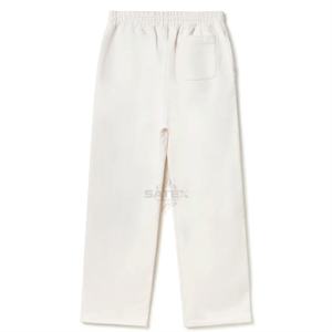 กางเกงวอร์มผ้าเฟรนช์เทอร์รี่ฟอกสีสไตล์วินเทจสำหรับผู้ชาย ผ้าฟลีซหนานุ่มแบบสั่งทำพิเศษ เป็นมิตรกับสิ่งแวดล้อม ปักลายสไตล์วินเทจ เรียบง่าย สบายๆ สไตล์สตรีทแวร์ - Product Image 2