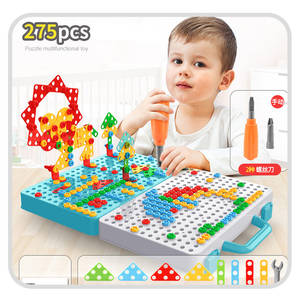 Blocs de construction 3D, <span class=keywords><strong>275</strong></span> pièces, ensemble de jeu, jouets Stem, jouets interactifs avec tournevis - Product Image 5