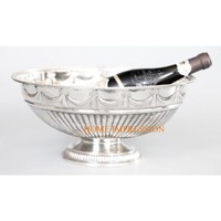Nouveau seau à glace classique en acier inoxydable pour le vin, idéal pour les fêtes, taille et capacité personnalisables, durable, pour logo personnalisé