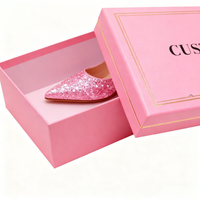 Cajas para Zapatos Personalizadas con Logotipo, Forradas de Esponja, con Recubrimiento UV, Grabado en Relieve, Laminación Mate, Cartón Rígido Telescópico