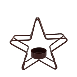 ฐานรูปดาวทำจากทองเหลืองหยาบตกแต่งสำหรับตกแต่งบ้านฐานรูปดาวทำจากโลหะแบบใหม่ - Product Image 1