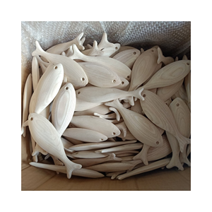 Decoración de tendencia caliente con pescado de madera-Animal de madera para colgar en la pared 99 DATOS dorados - Product Image 6