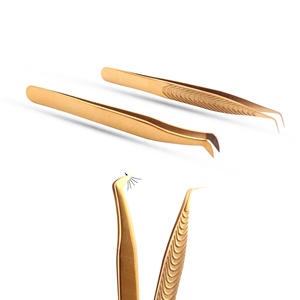 Meilleures pinces à épiler professionnelles pour extensions de cils, pointes en fibre pour une prise parfaite des cils, légères et pointues - Product Image 4