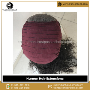 Revendeur indien vendant une perruque d'extensions de cheveux humains à fermeture bouclée naturelle Virgin Temple Grade 5x5 pour l'achat en gros au moins le prix - Product Image 6